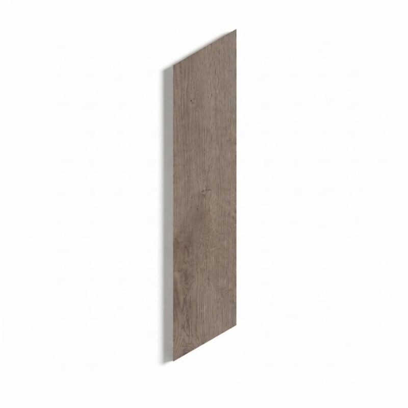 Wood Dark Matte Chevron B Porcelain Tiles 4x20 1/2