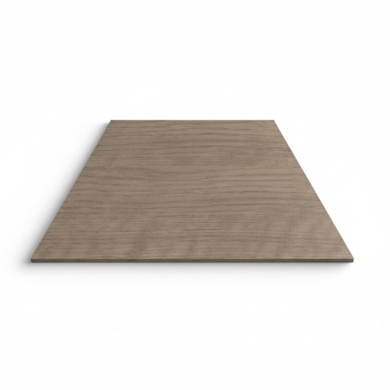 Wood Dark Matte Trapezium Porcelain Tiles 4x9