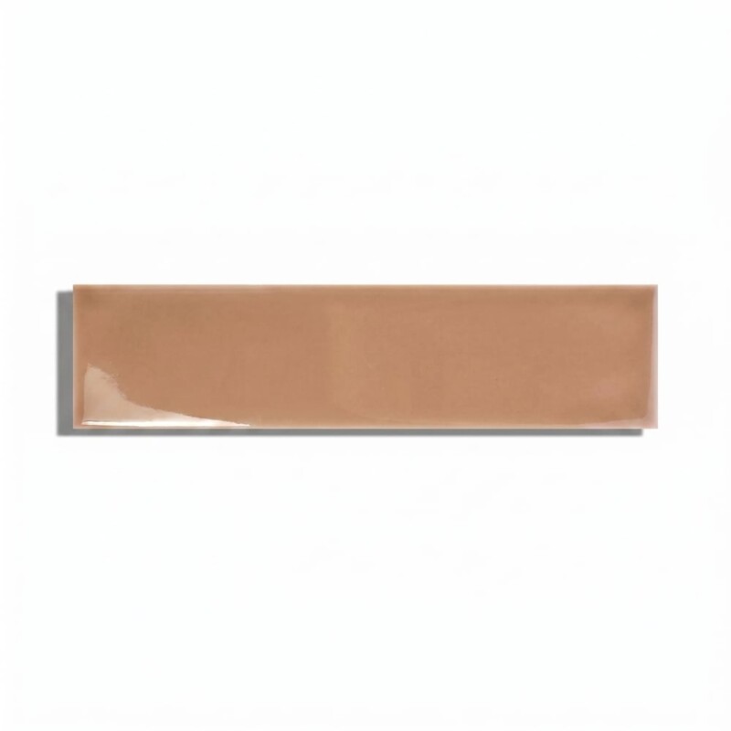 Toffee Glossy Aquarelle Ceramic Tiles 3x12