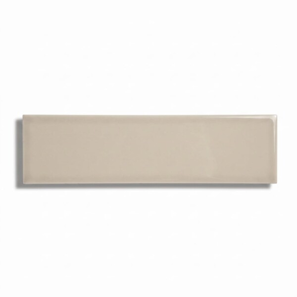 Greige Glossy Aquarelle Ceramic Tiles 3×12