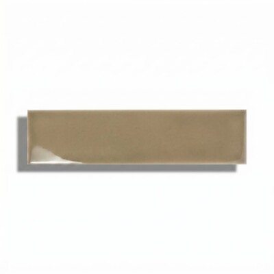 Olive Glossy Aquarelle Ceramic Tiles 3x12