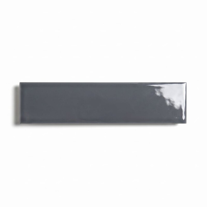 Titanium Blue Glossy Aquarelle Ceramic Tiles 3x12