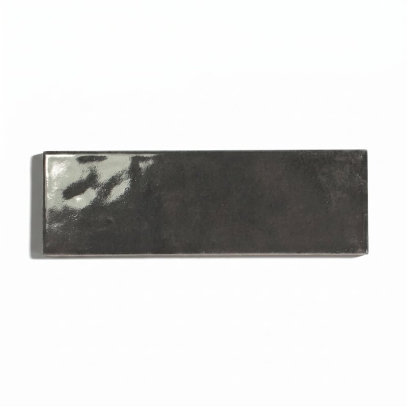 Ebony Glossy Bejmat Porcelain Tiles 2x6