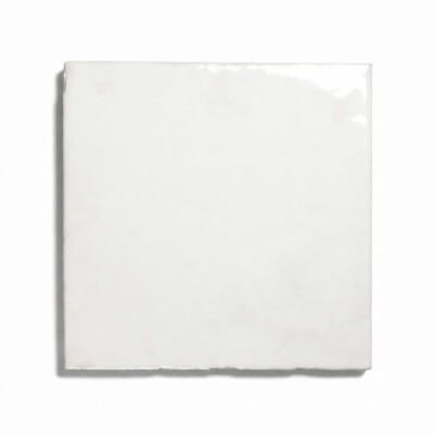 White Glossy Bejmat Square Porcelain Tiles 6x6
