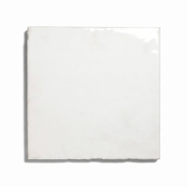 White Glossy Bejmat Square Porcelain Tiles 6×6