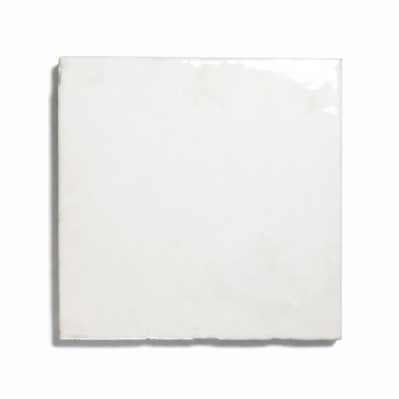 White Glossy Bejmat Square Porcelain Tiles 6×6