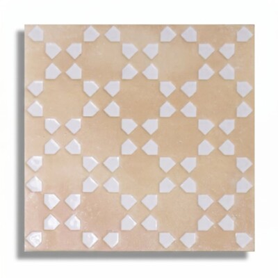 Biscuit, White Multifinish Bejmat DÉcor Porcelain Tiles 6x6