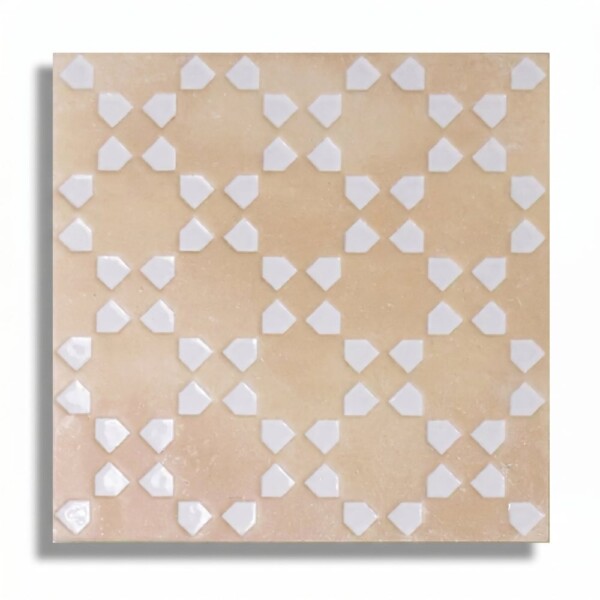 Biscuit, White Multifinish Bejmat DÉcor Porcelain Tiles 6×6