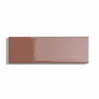 Chestnut Glossy Bits Porcelain Tiles 1 1/2x4 5/8