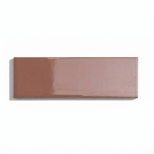 Chestnut Glossy Bits Porcelain Tiles 1 1/2×4 5/8