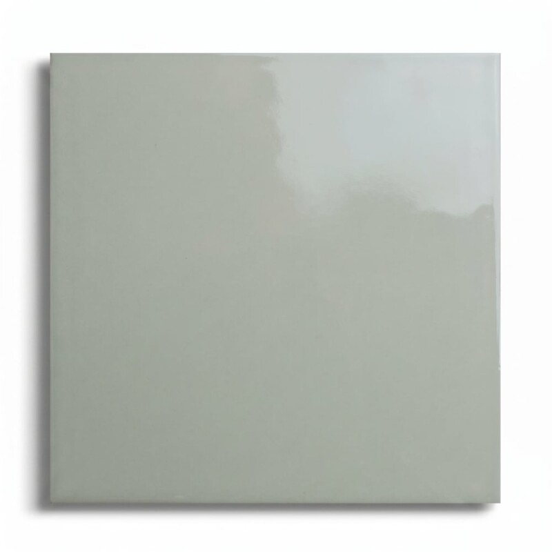 Celadon Glossy Bits Square Porcelain Tiles 4 5/8x4 5/8