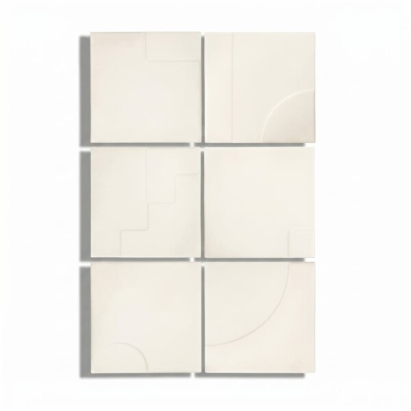 Talc Matte Casbah Deco Ceramic Tiles 5×5