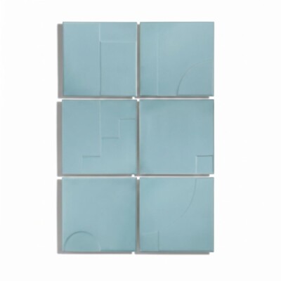 Sky Matte Casbah Deco Ceramic Tiles 5x5