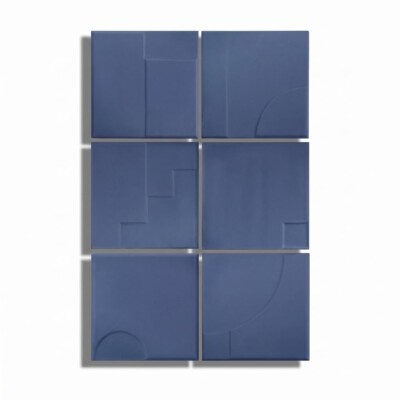 Indigo Matte Casbah Deco Ceramic Tiles 5x5