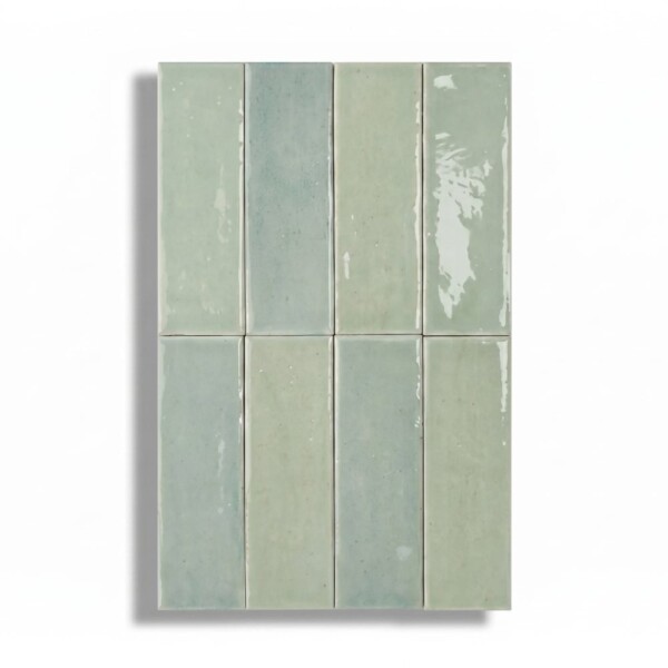 Kiwi Glossy Colour Notes Ceramic Tiles 1 5/8×5