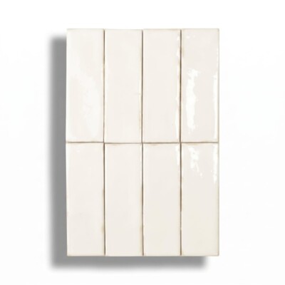 Oat Glossy Colour Notes Ceramic Tiles 1 5/8x5