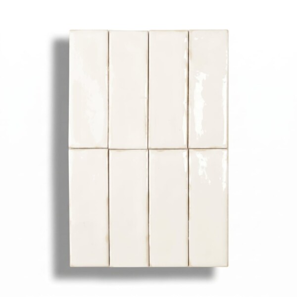 Oat Glossy Colour Notes Ceramic Tiles 1 5/8×5