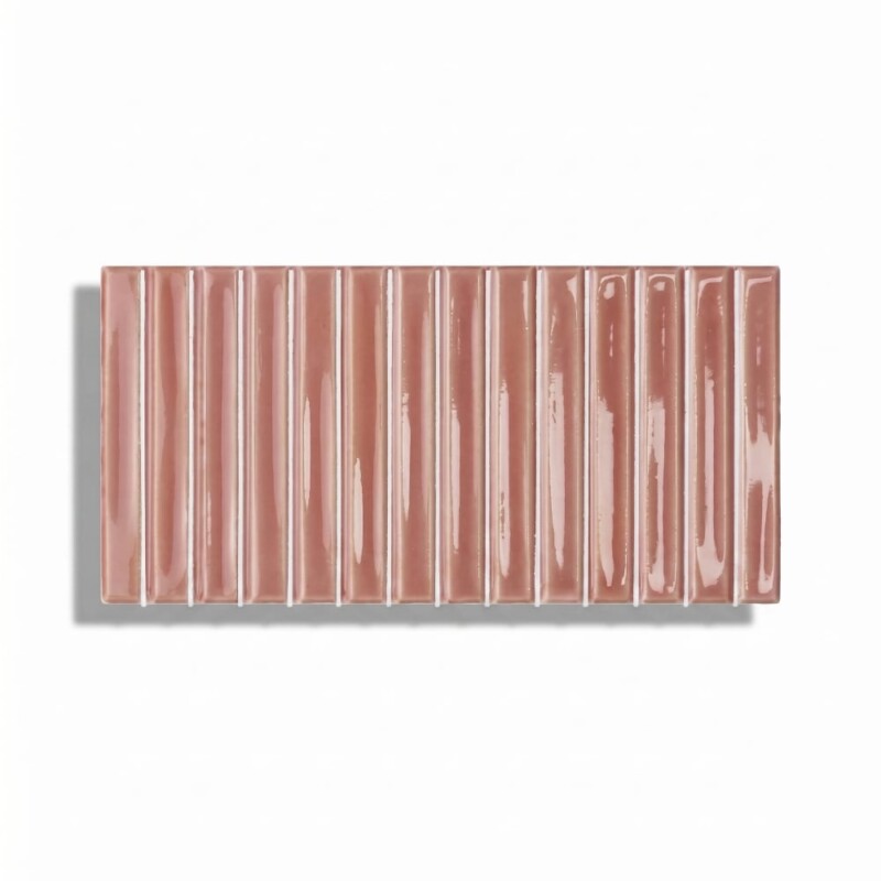 Rosemist Glossy Colour Notes Bars Ceramic Tiles 5×10