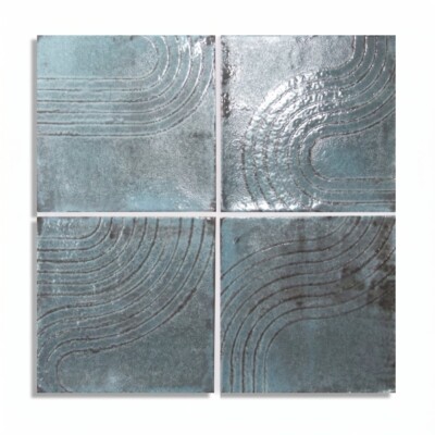 Blue Matte Enso Ceramic Ceramic Tiles 5x5