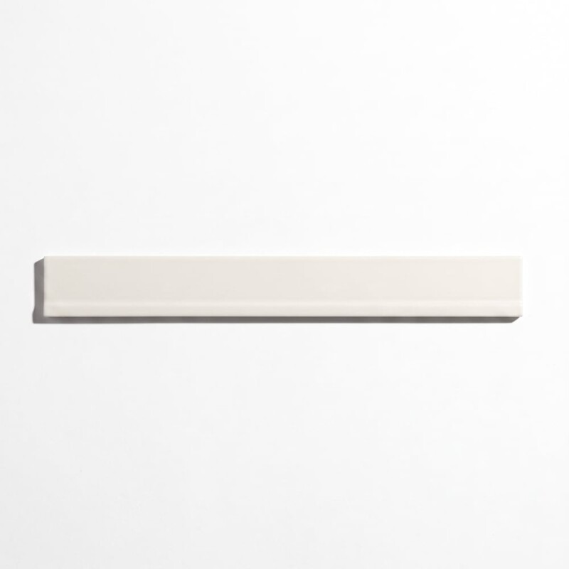 White Glossy Faces Ceramic Ceramic Tiles 2×16