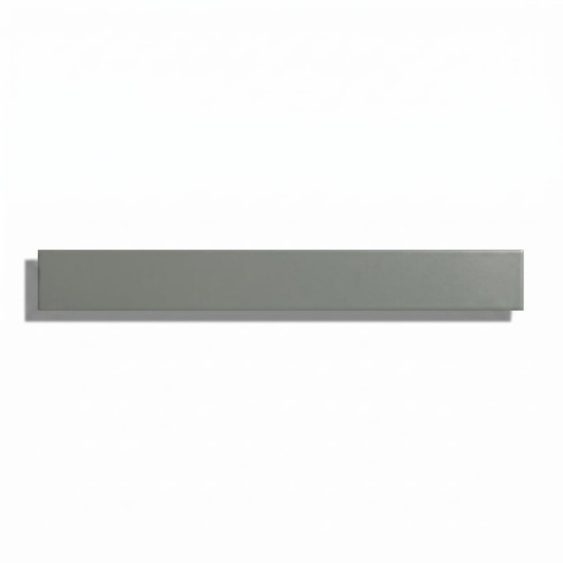 Steel Blue Matte Faces Ceramic Ceramic Tiles 2×16