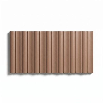 Tan Matte Faces Ceramic Ceramic Tiles 5x10