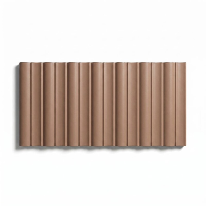 Tan Matte Faces Ceramic Ceramic Tiles 5×10