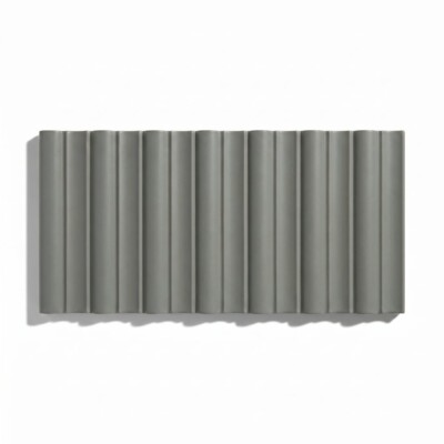Steel Blue Matte Faces Ceramic Ceramic Tiles 5x10