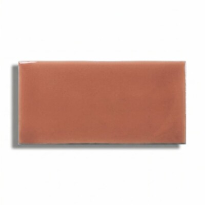 Coral Glossy Fayenza Ceramic Ceramic Tiles 2 1/2x5
