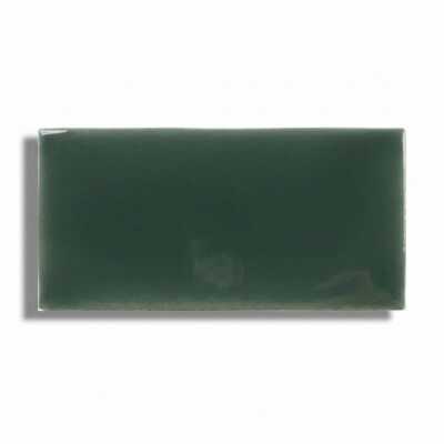 Royal Green Glossy Fayenza Ceramic Ceramic Tiles 2 1/2x5