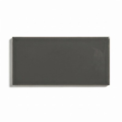 Ebony Glossy Fayenza Ceramic Ceramic Tiles 2 1/2x5