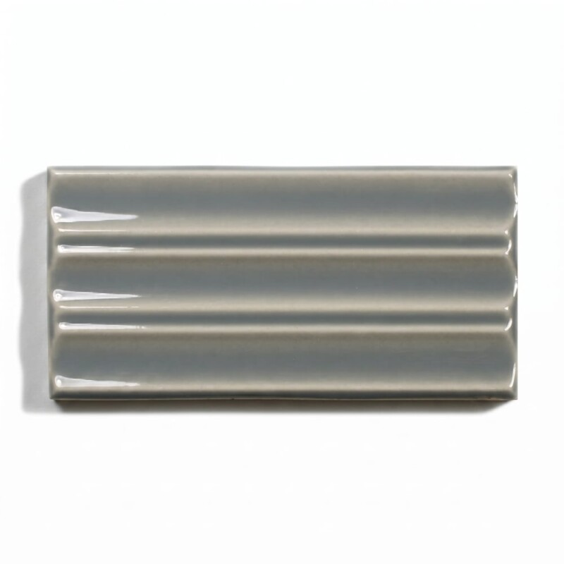 Mineral Grey Glossy Fayenza Ceramic Ceramic Tiles 2 1/2x5