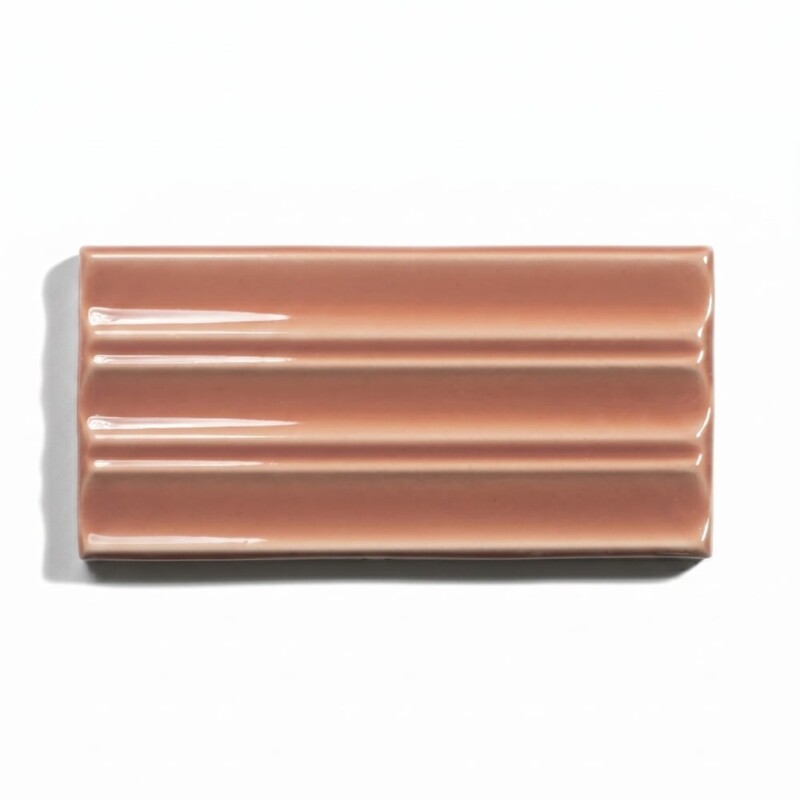 Coral Glossy Fayenza Ceramic Ceramic Tiles 2 1/2x5