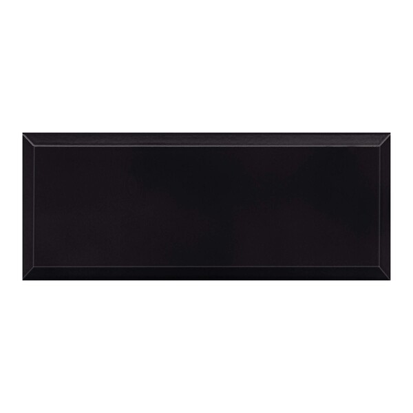 Pitch Black Glazed Porcelain Tile 4×10 Image