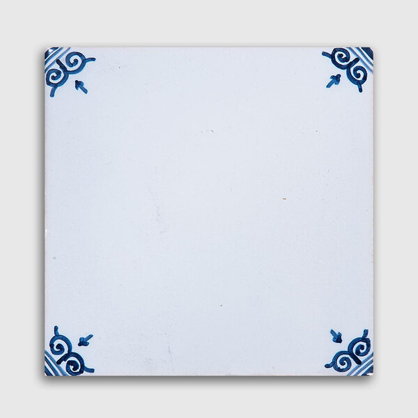 Blanc White Glazed Ceramic Tile 5×5 Image