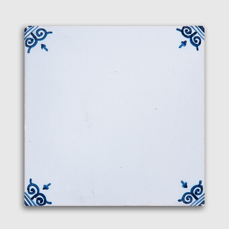 Blanc, Frost White W/ Corners Glazed Ceramic Tile 5x5