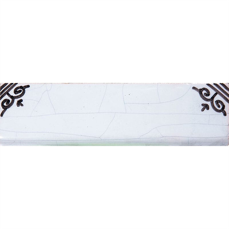 Bullnose Sepia Glazed Ceramic Moldings 1 1/2×5 Image