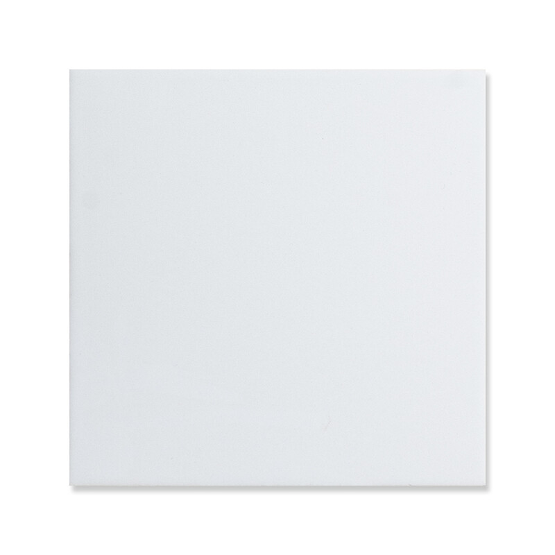 White Field Glazed Ceramic Tile 6x6