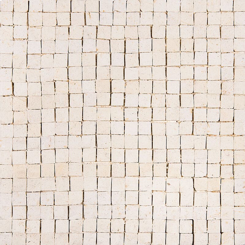 Melange Honed Limestone Mosaic 8x8