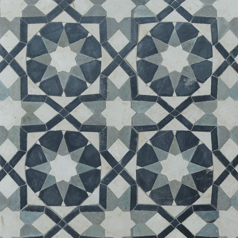 Farah Honed Limestone Mosaic 11x11