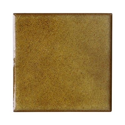 Mustard Crackled Ceramic Tile 12x12