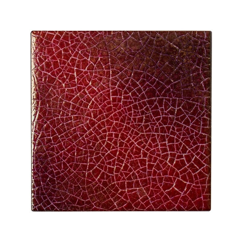 Fire Crackled Ceramic Tiles 8x8