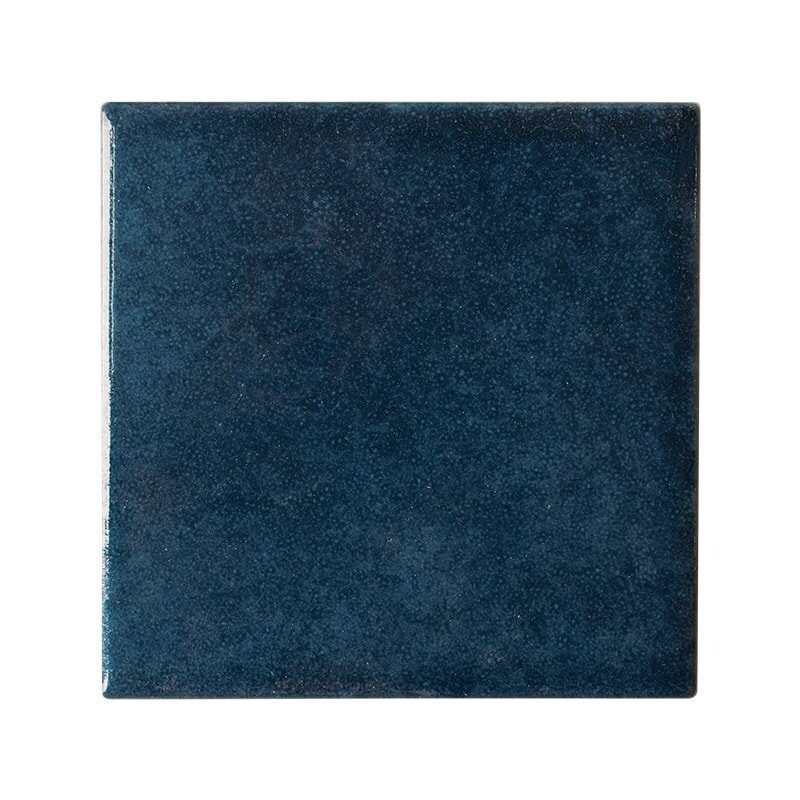 Sea Blue Crackled Ceramic Tile 8x8
