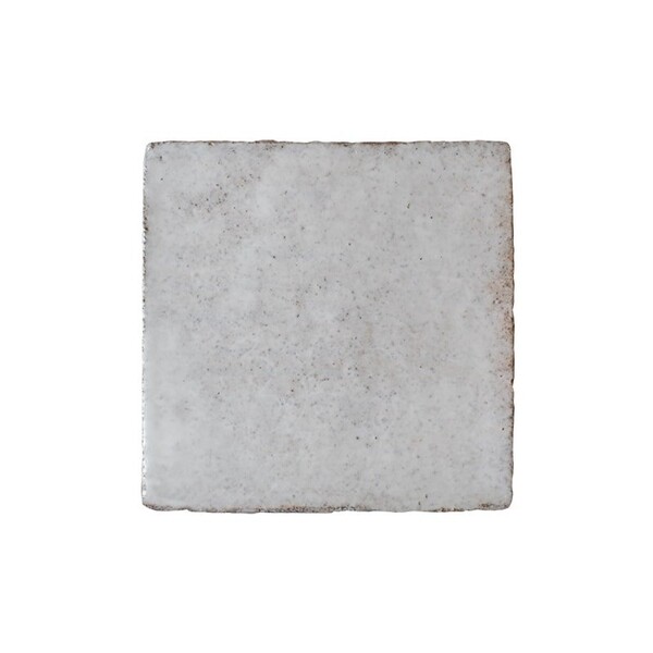 White Glossy Ceramic Tile 4×4 Image