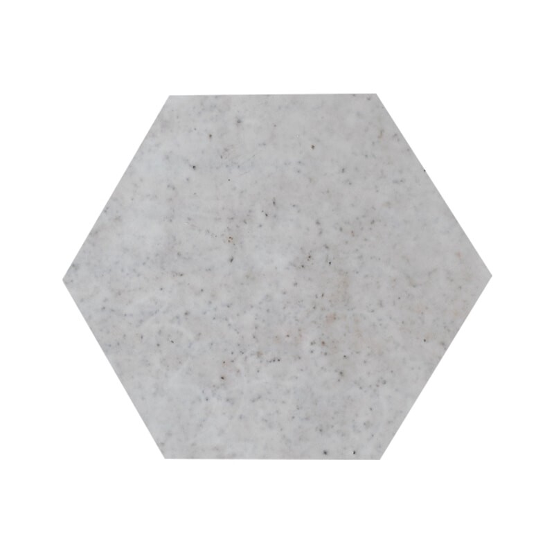 White Glossy Hexagon Ceramic Tiles 4