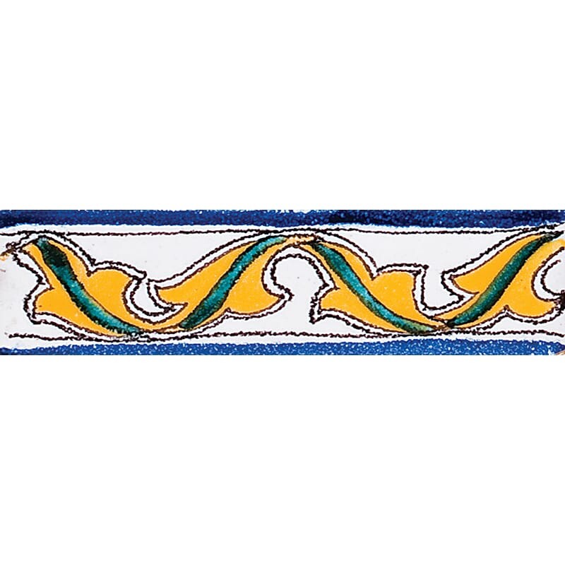 ma57c C Glazed Ceramic Border Tiles 2x6