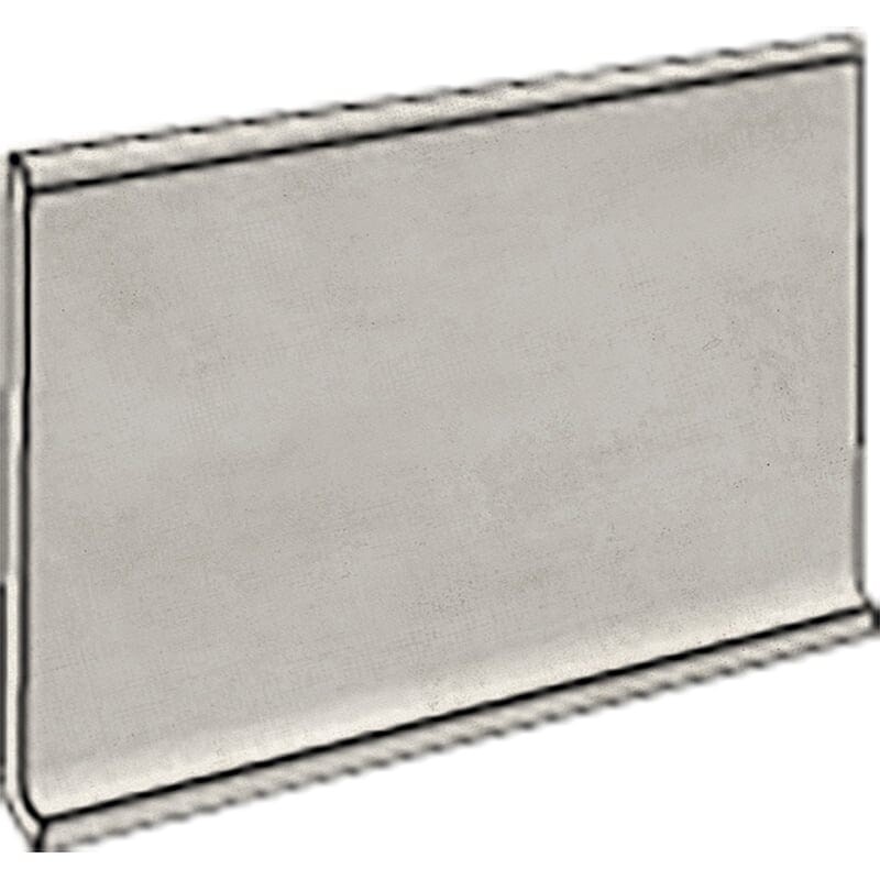 Runway Blanc Honed Cove Base Concrete Look Porcelain Moldings 6x12