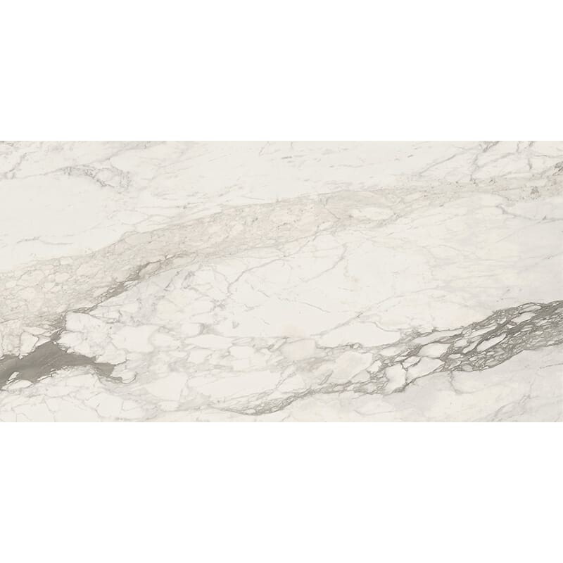 Calacatta Renoire Polished Marble Look Porcelain Tile 24x48
