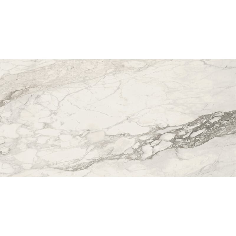 Calacatta Renoire Polished Marble Look Porcelain Tile 12x24