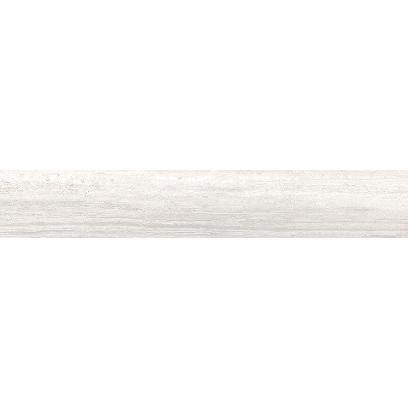 Zenit White Honed Bullnose Porcelain Moldings 4x24